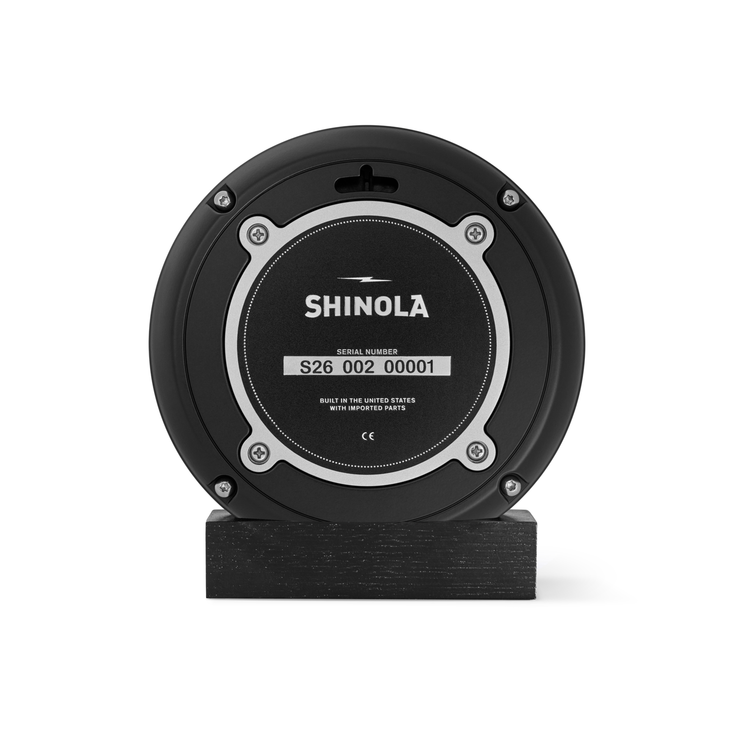 6" Runwell Clock - Black
