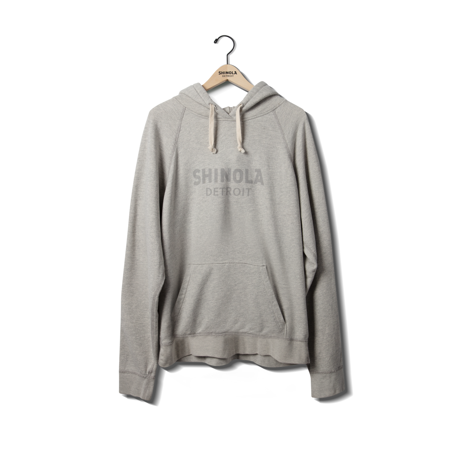 Shinola Logo Hoodie - Heather Gray