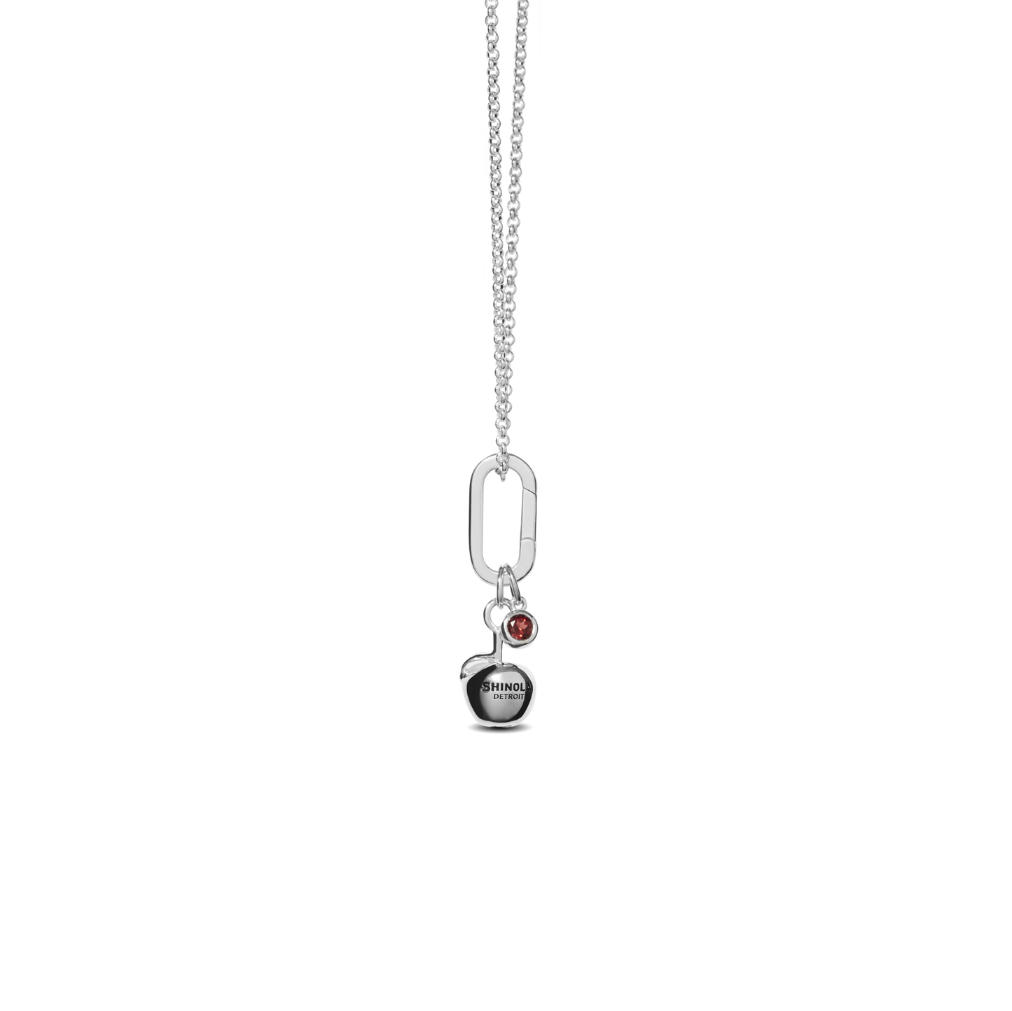 Medium Rolo Cable Link Necklace - Sterling Silver