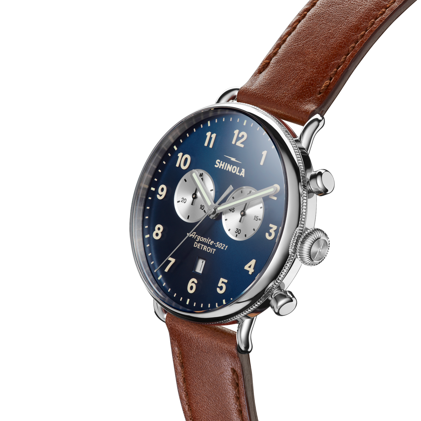 Canfield Chronograph Watch - Midnight Blue