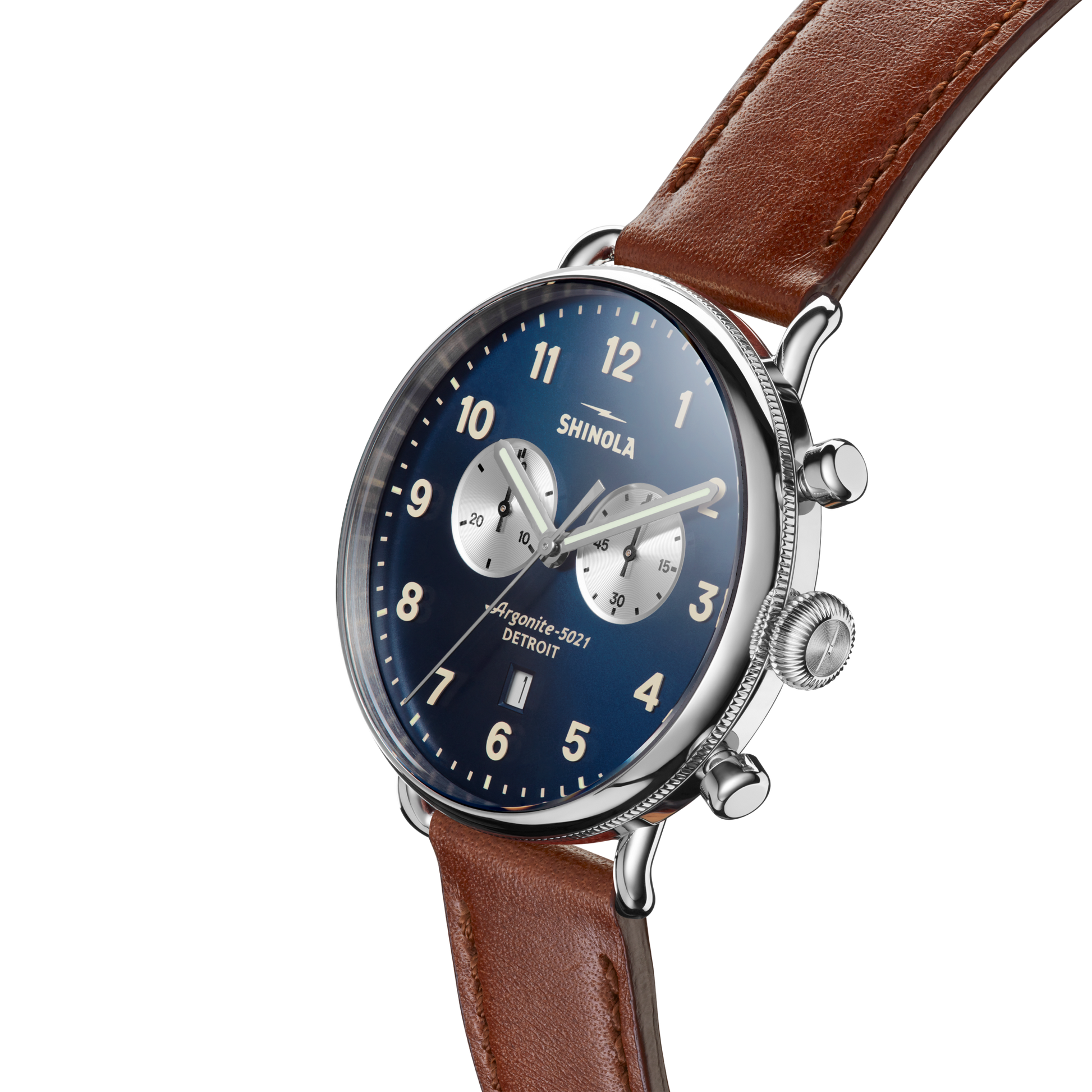 Canfield Chronograph Watch - Midnight Blue