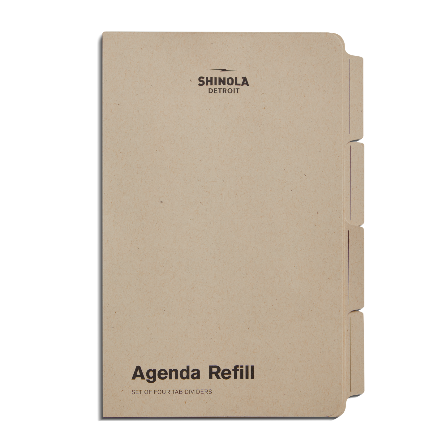 Dividers Agenda Insert - Kraft
