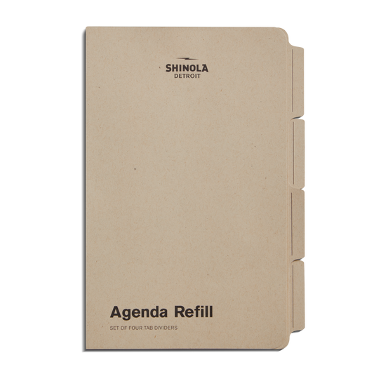 Dividers Agenda Insert - Kraft
