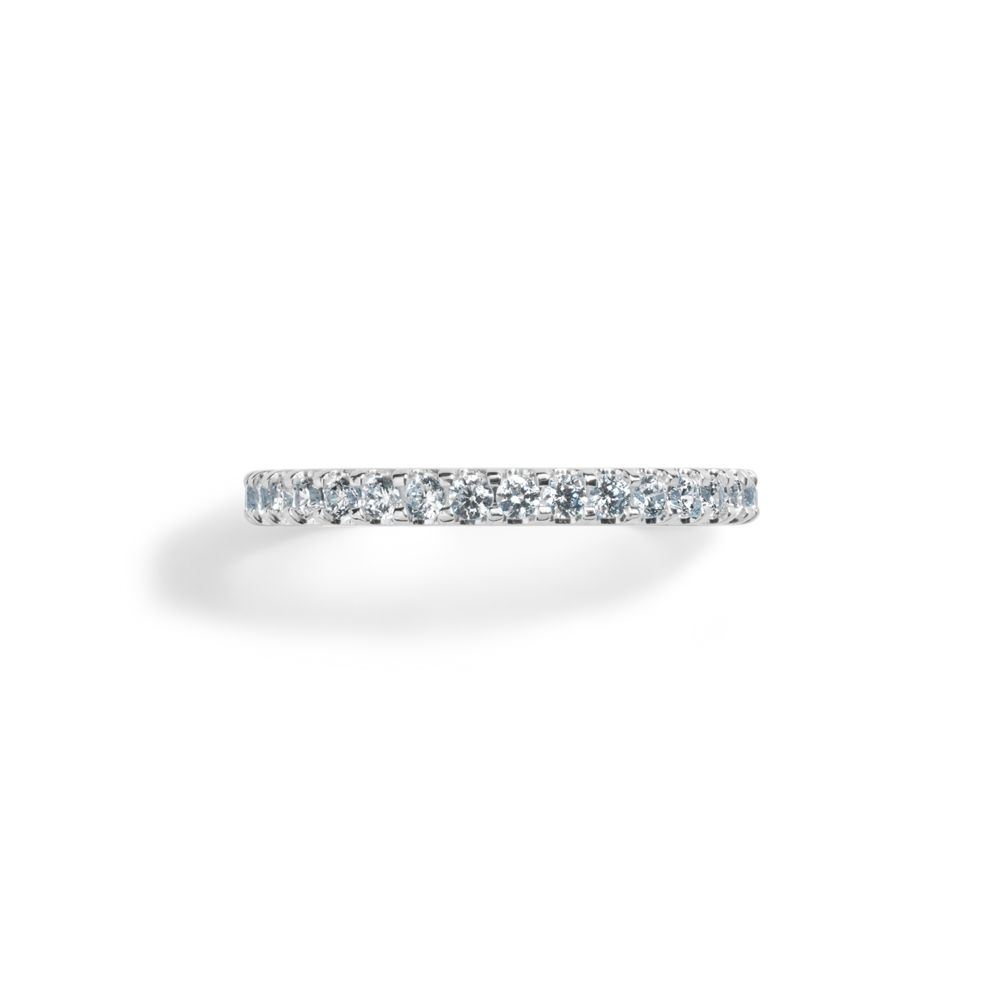 1/2 Carat Diamond Anniversary Band - White Gold
