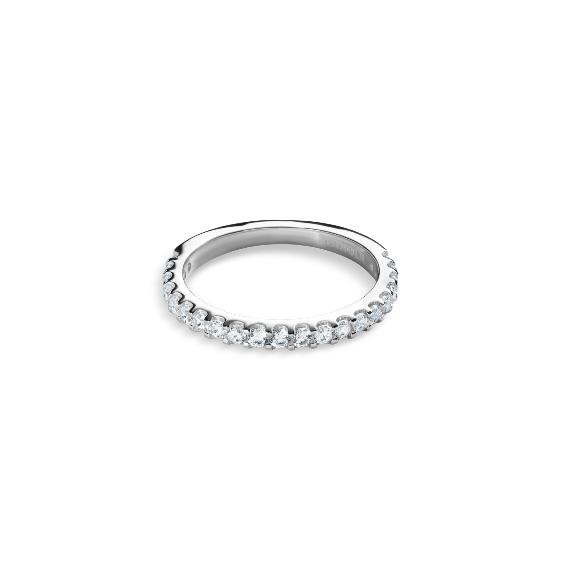 1/2 Carat Diamond Anniversary Band - White Gold