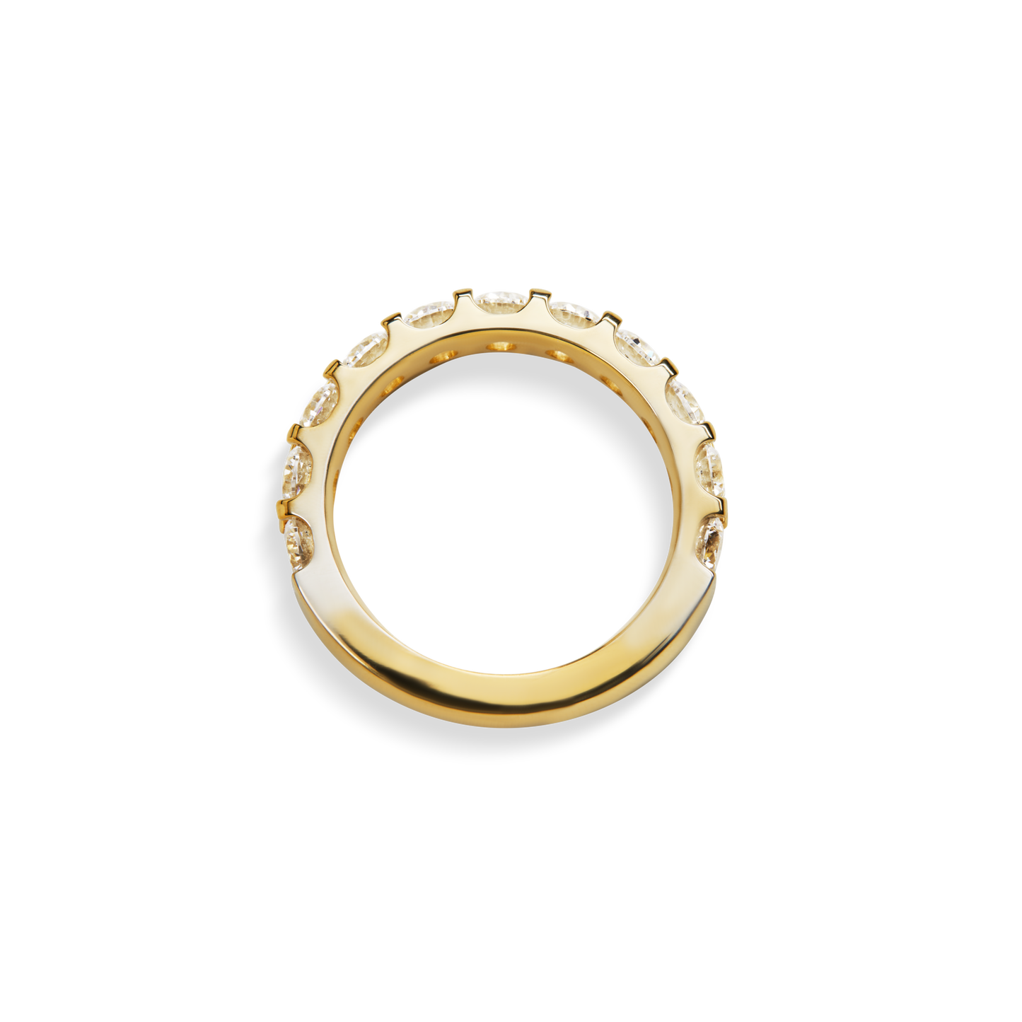2 Carat Diamond Anniversary Ring - Yellow Gold