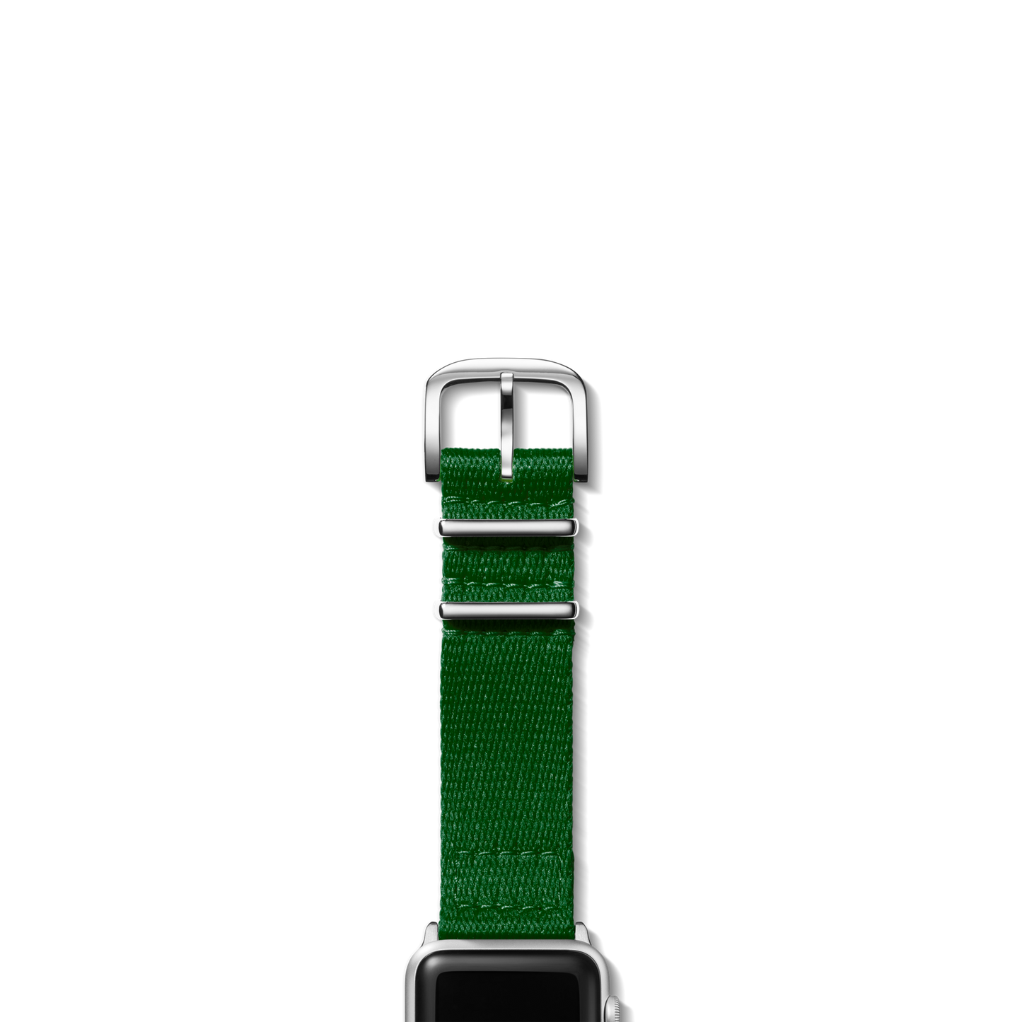 20mm Green Split Nylon Apple Watch Strap - Green