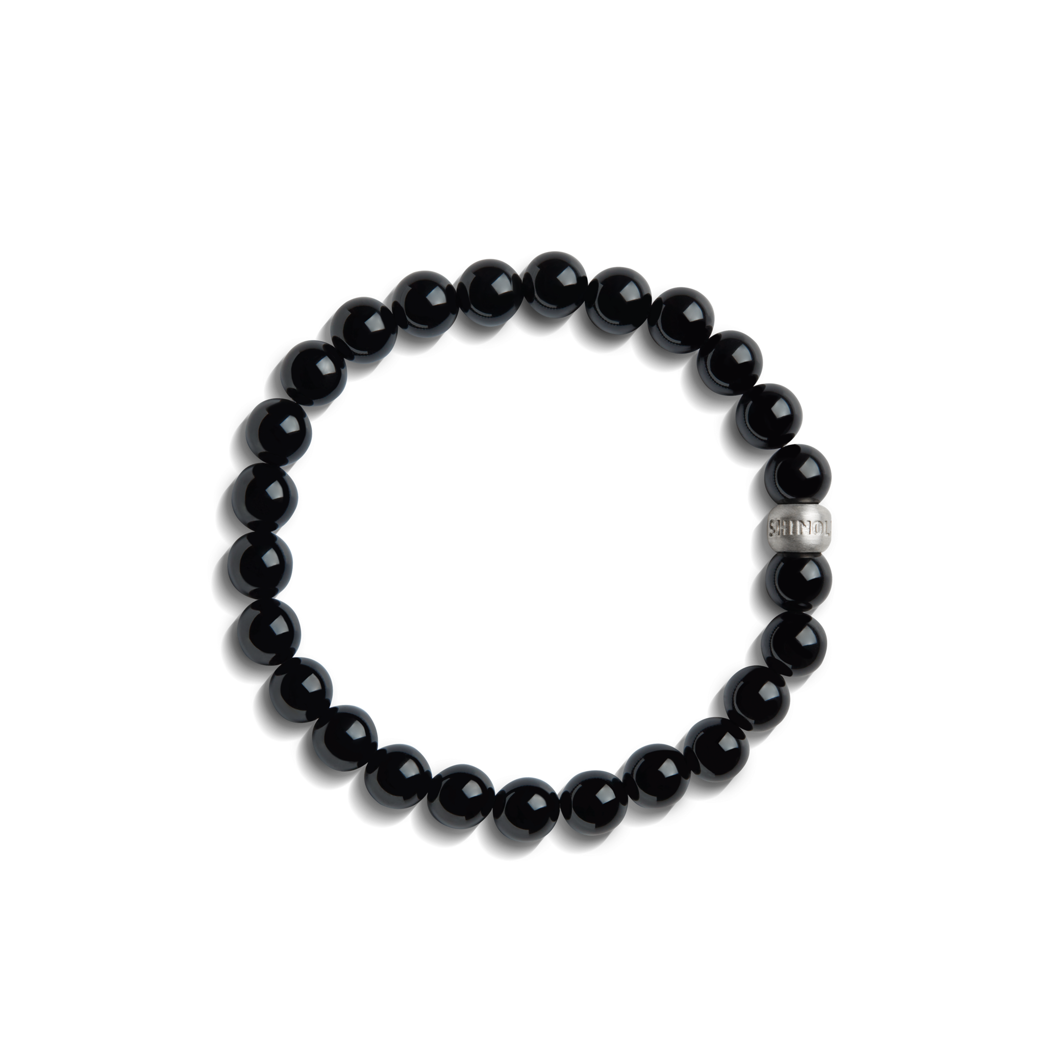 8mm Beaded Onyx Bracelet | Shinola 8mm Beaded Onyx Bracelet | Shinola