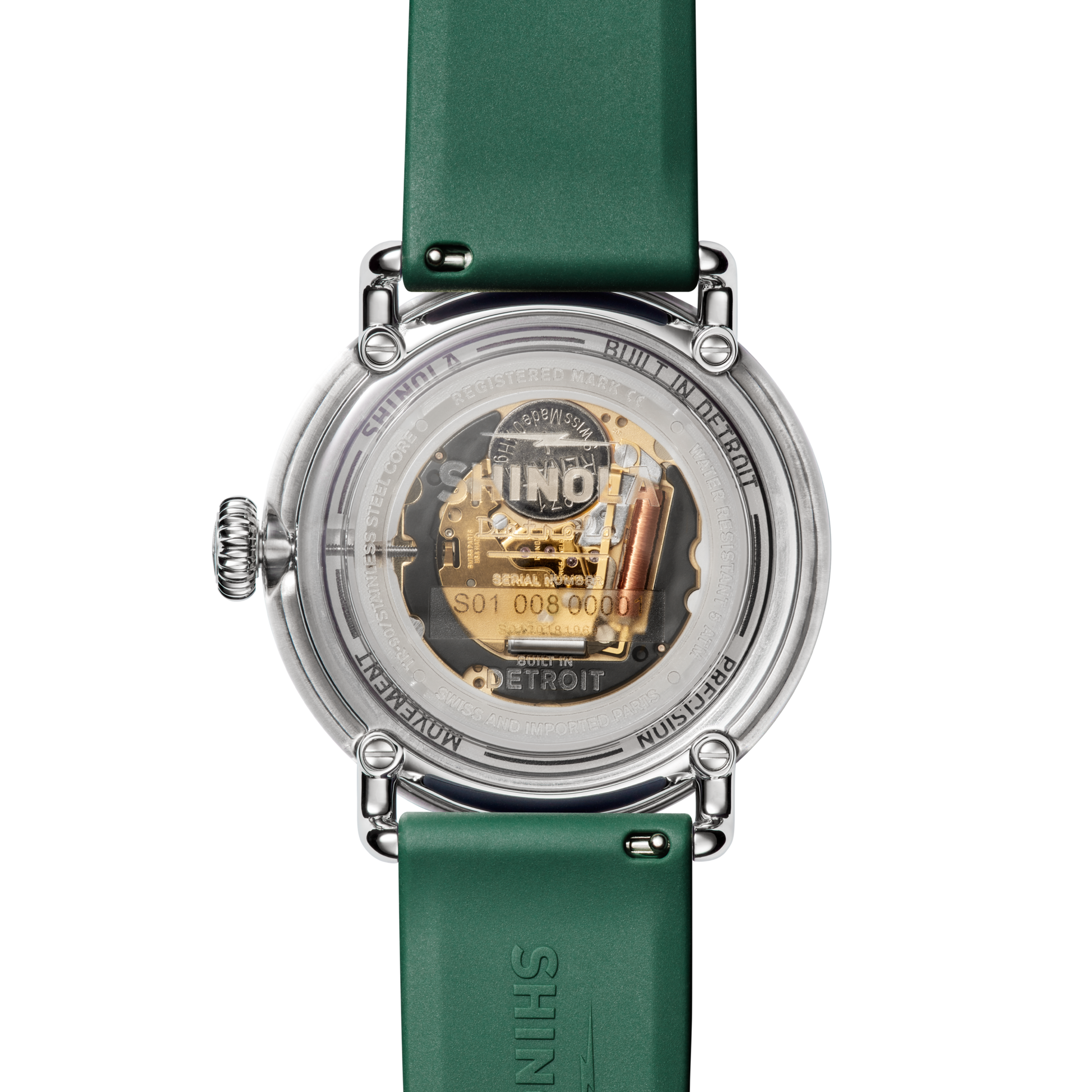 Detrola Watch - Deep Green