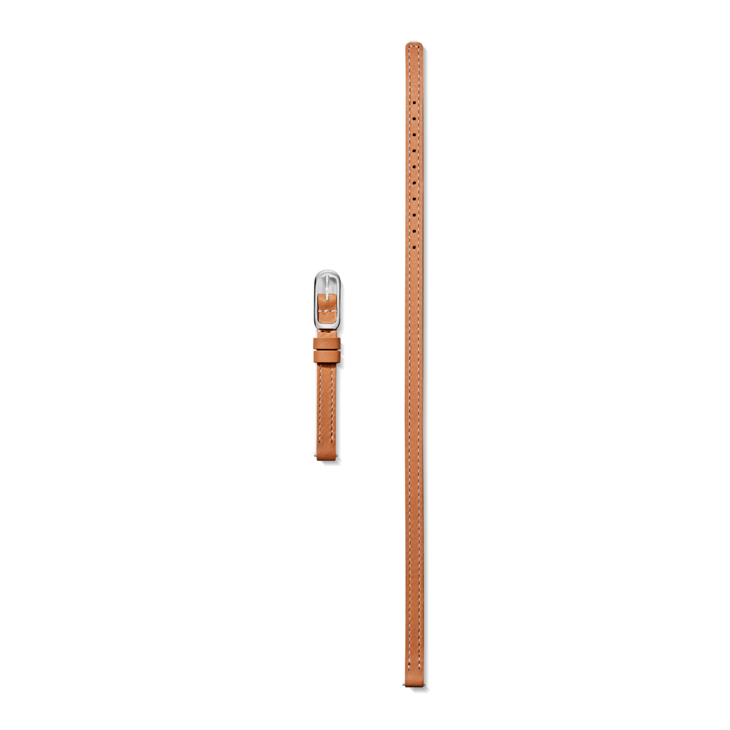 8mm Bourbon/Blush Reversible Leather Strap - Bourbon / Blush