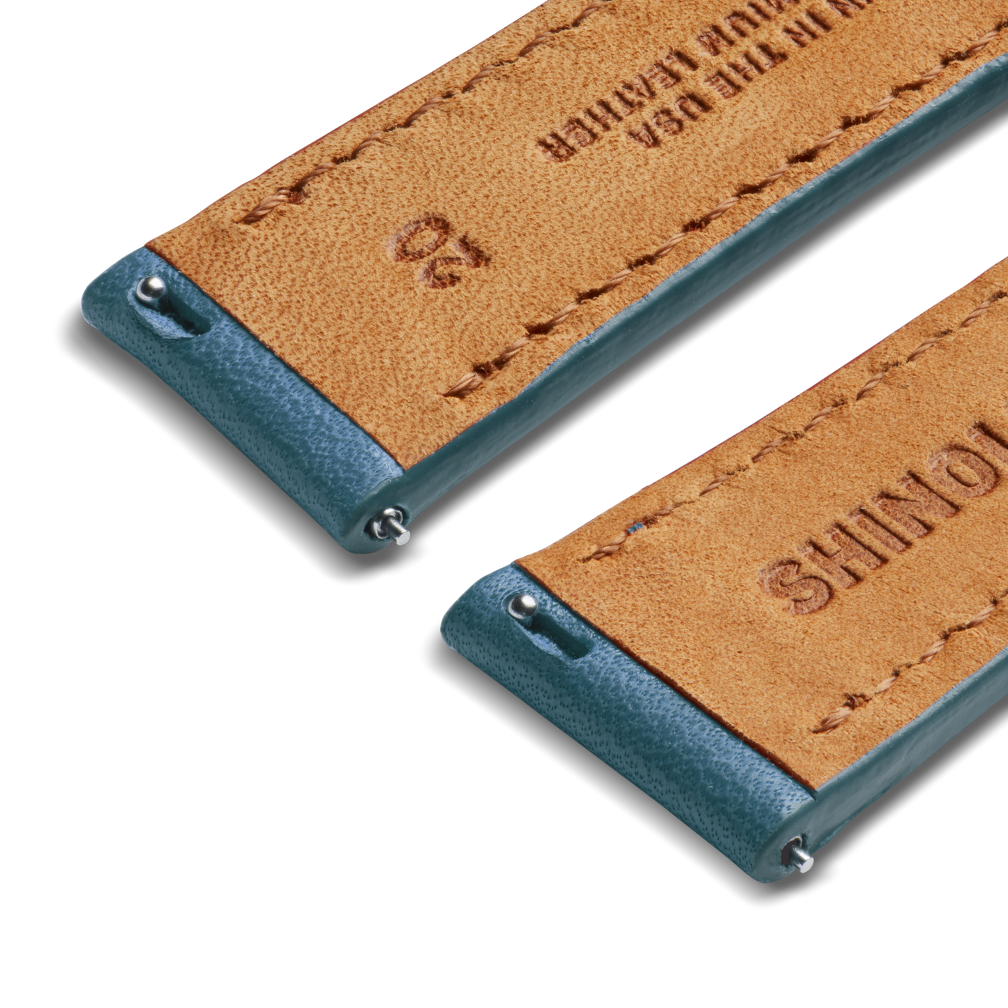 20mm River Leather Watch Strap - River