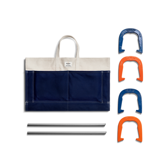 Horseshoes Set - Orange / Navy