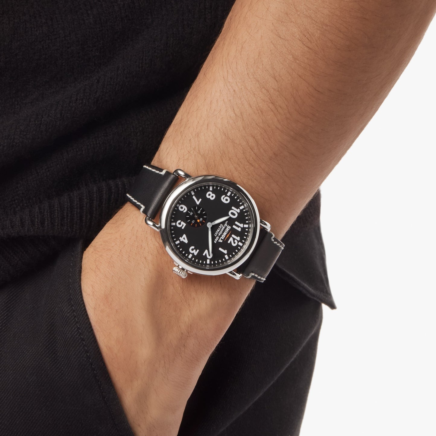 Engravable Runwell Watch - Black