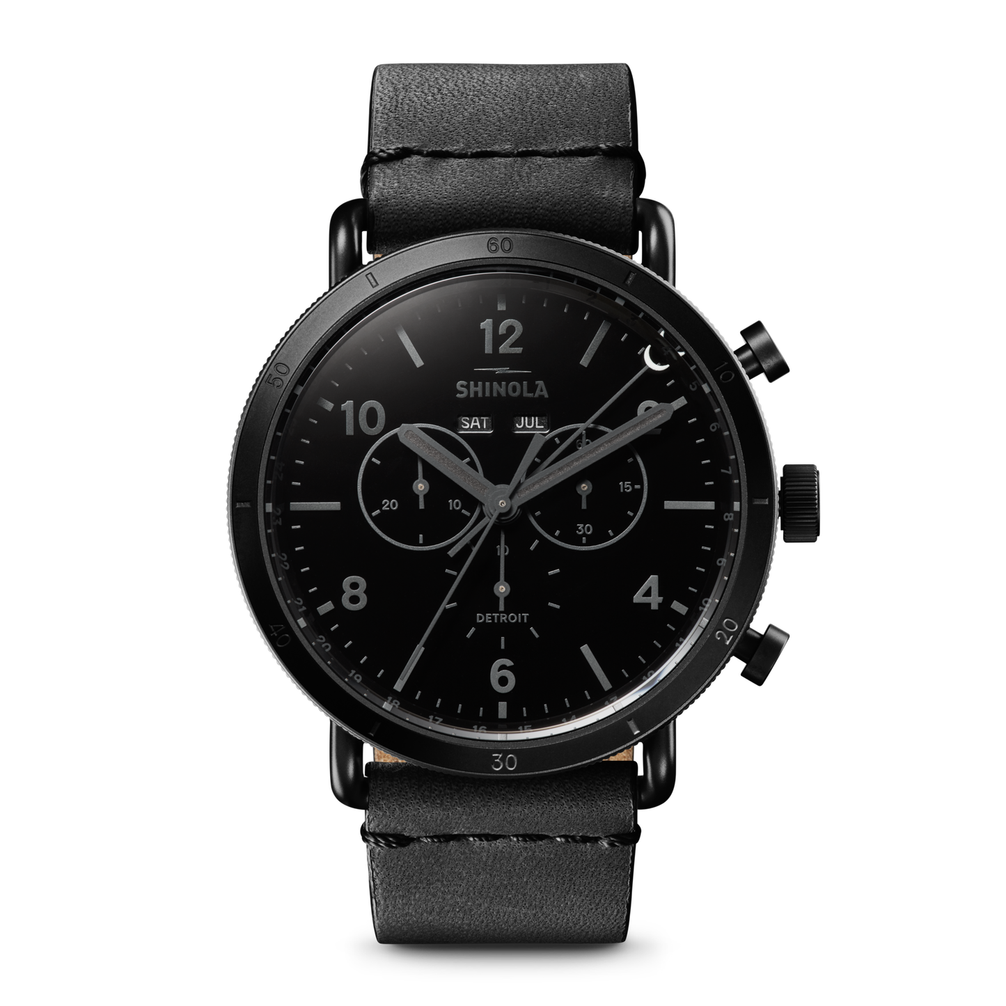 Canfield Sport Chronograph Watch - Black