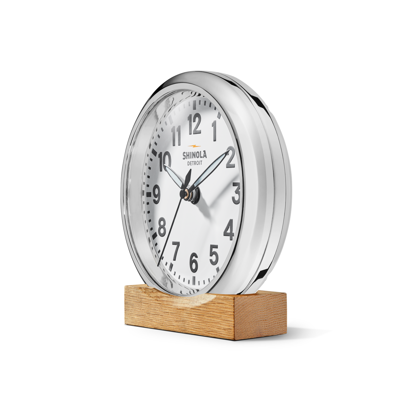 6" Runwell Clock - White