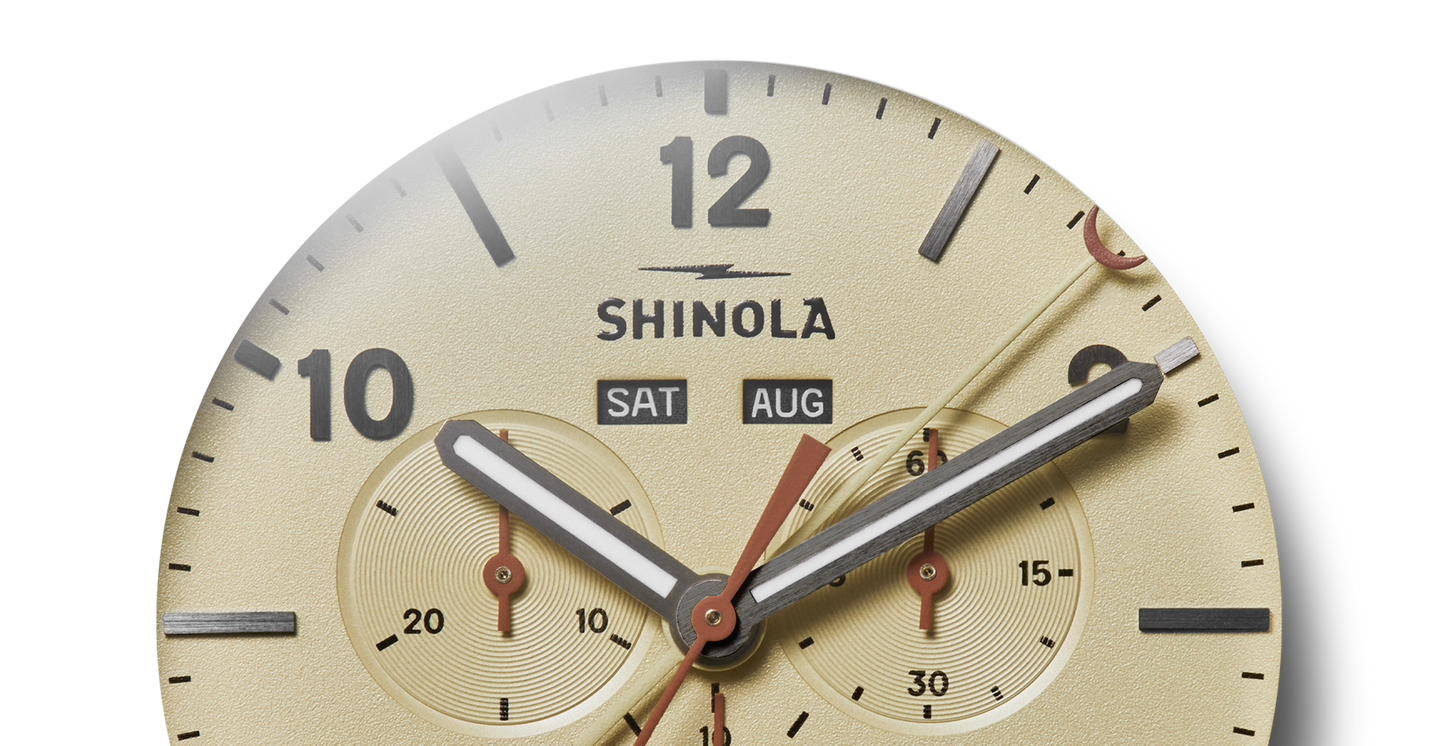 Canfield Sport Chronograph Watch - Light Gray
