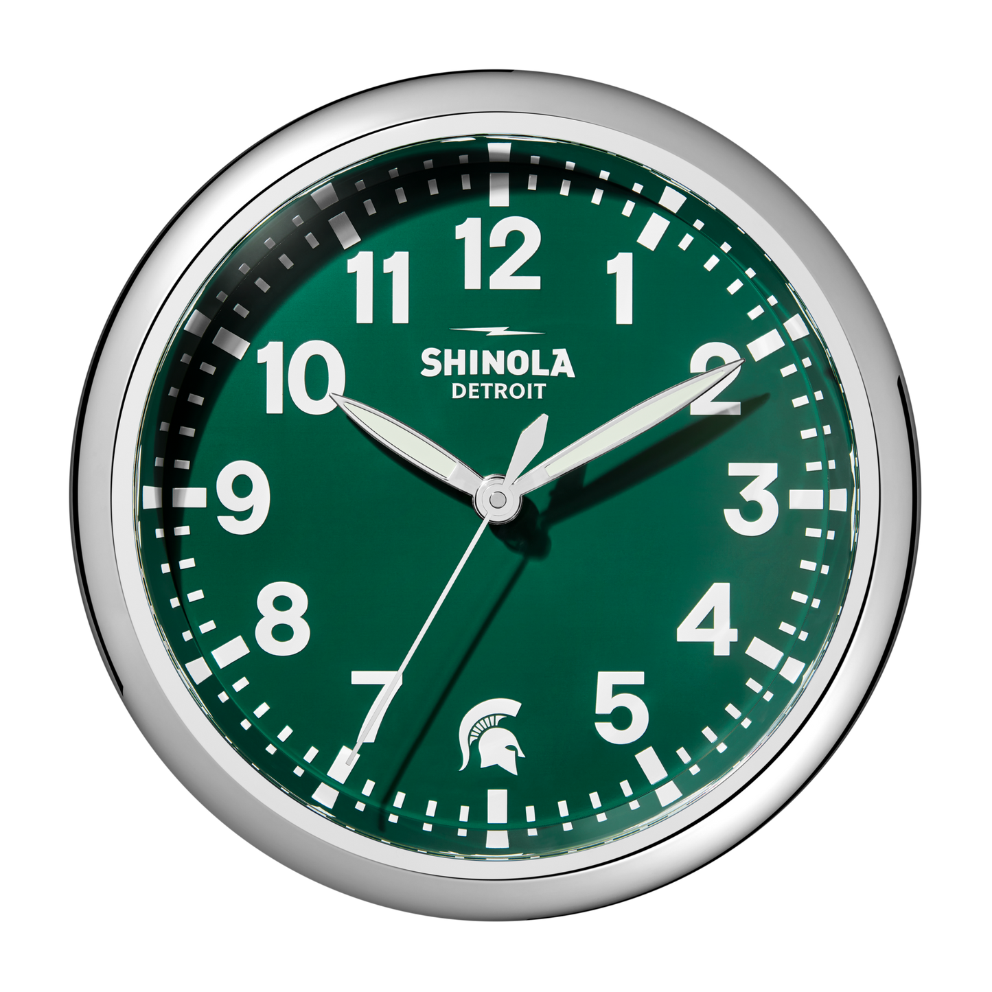 14" Runwell Clock - Green