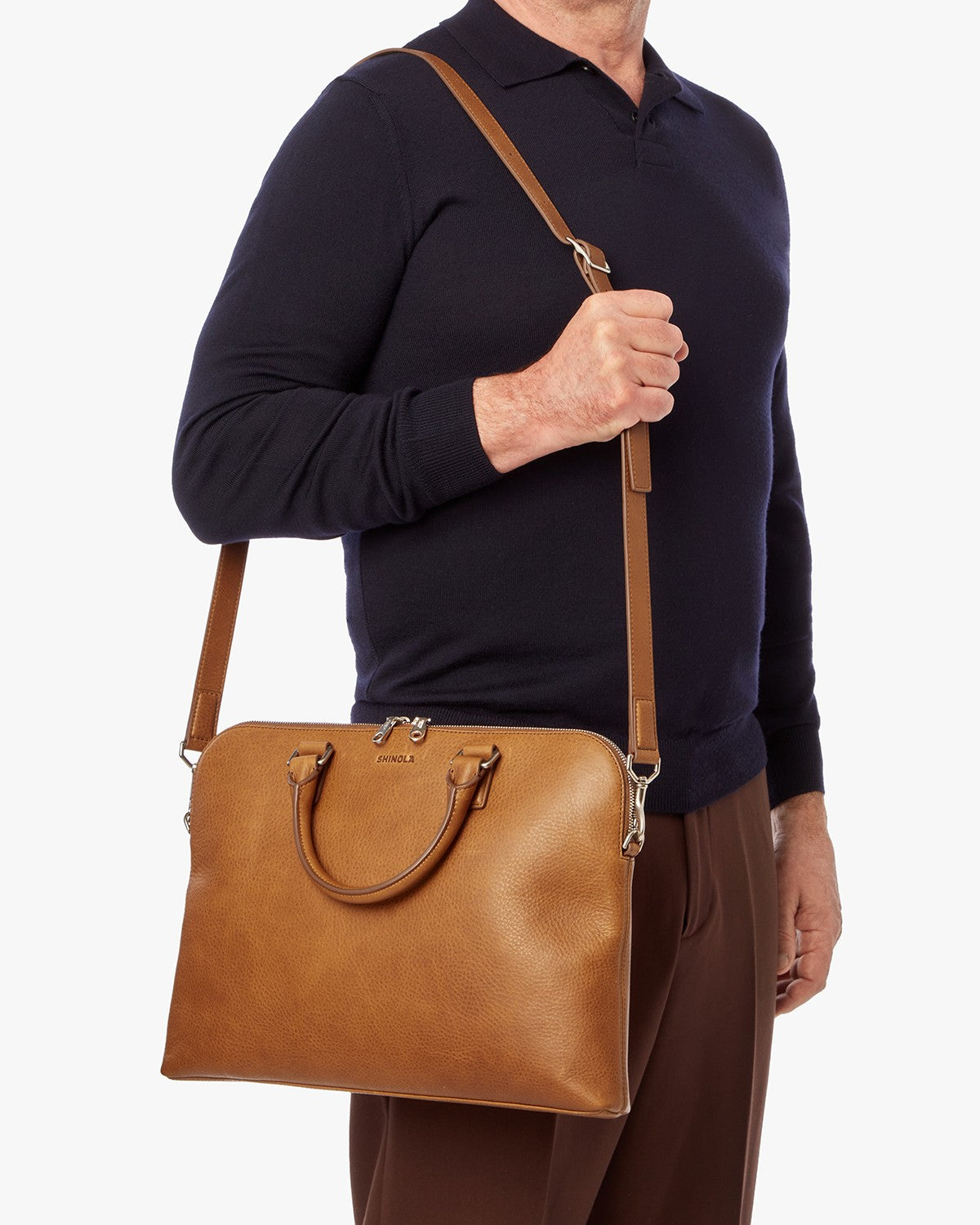 Portfolio Briefcase - Tan