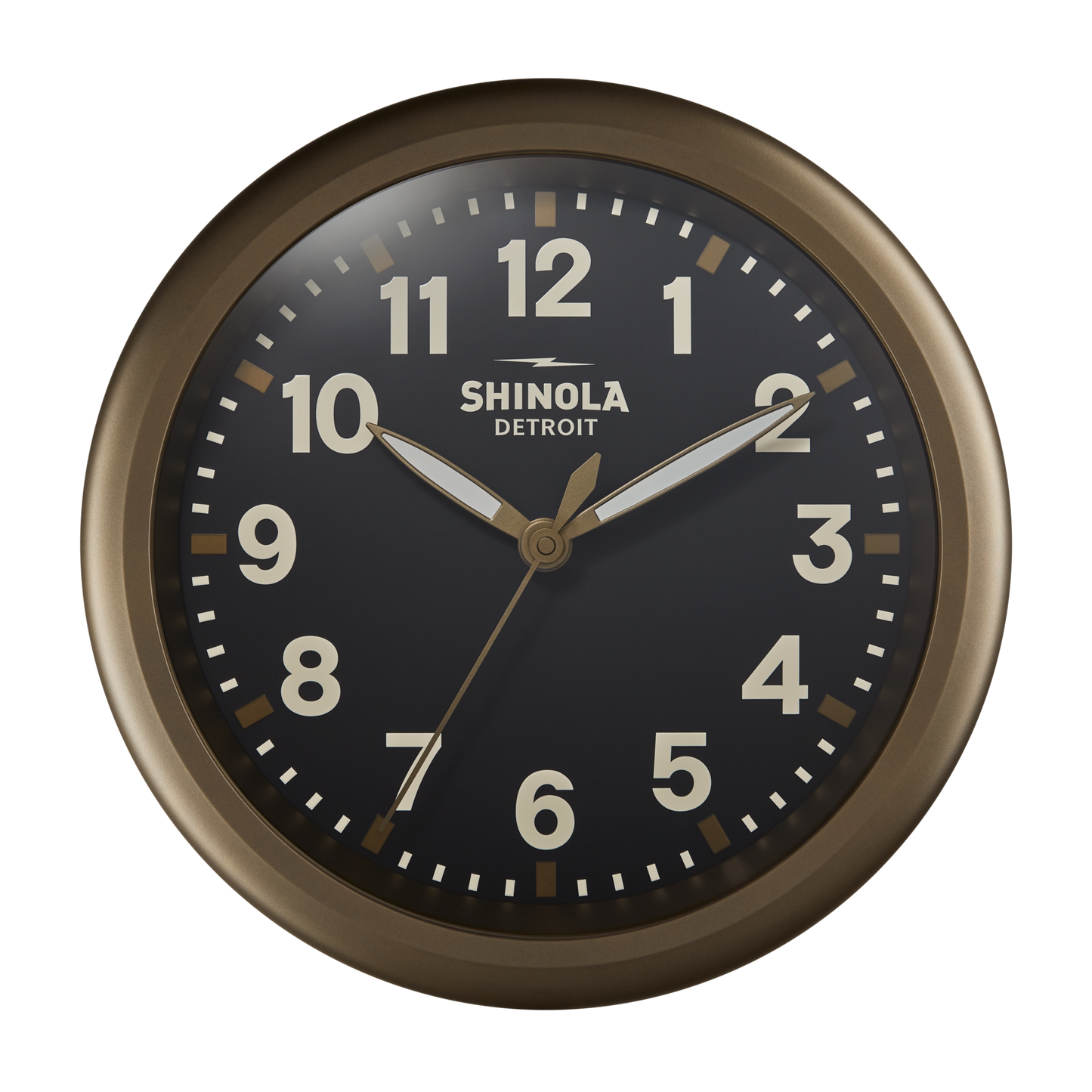 14" Runwell Clock - Black