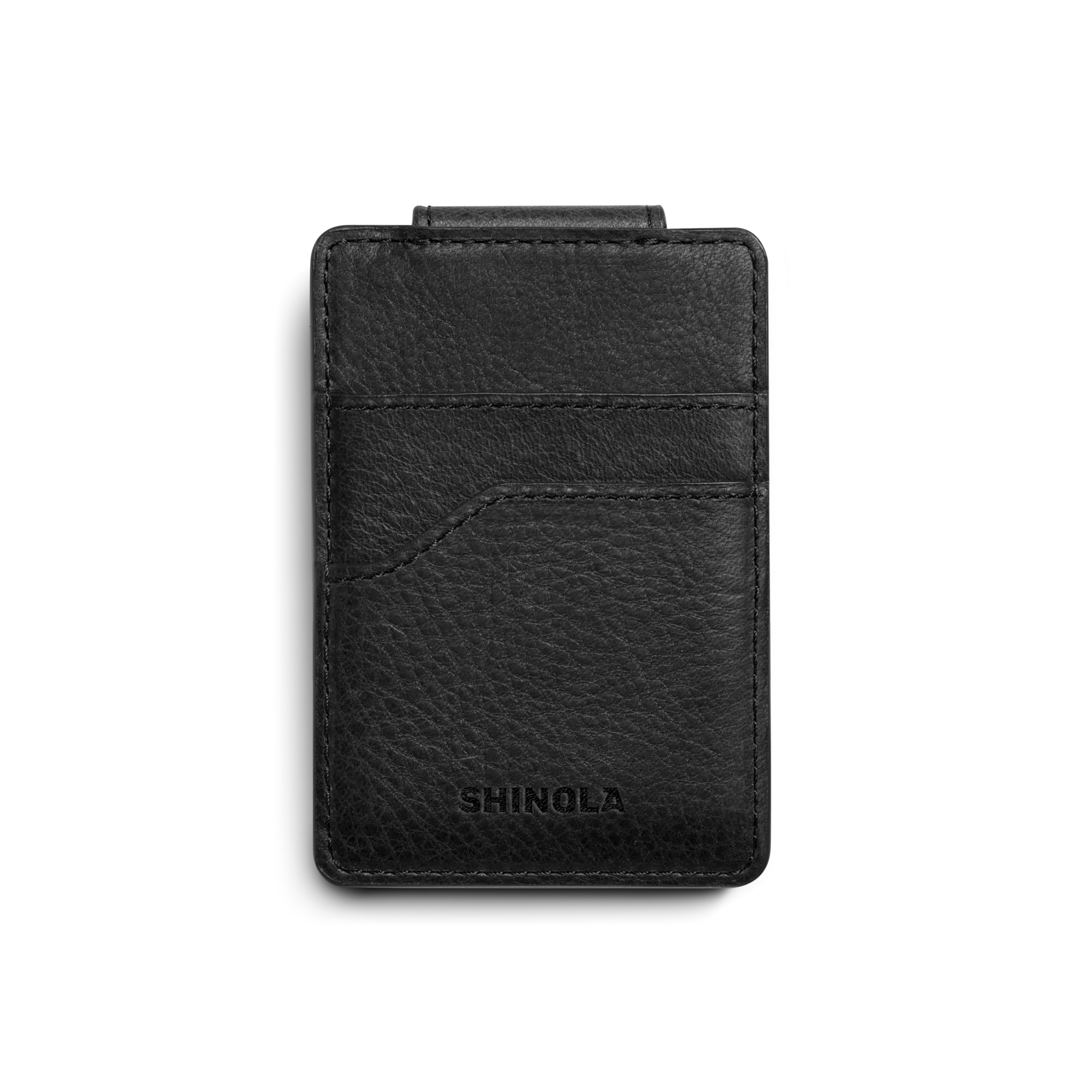 小物 WTAPS SYNTHETIC LEATHER MONEY CLIP BLACK Magnetic Money Clip Card Holder | Shinola