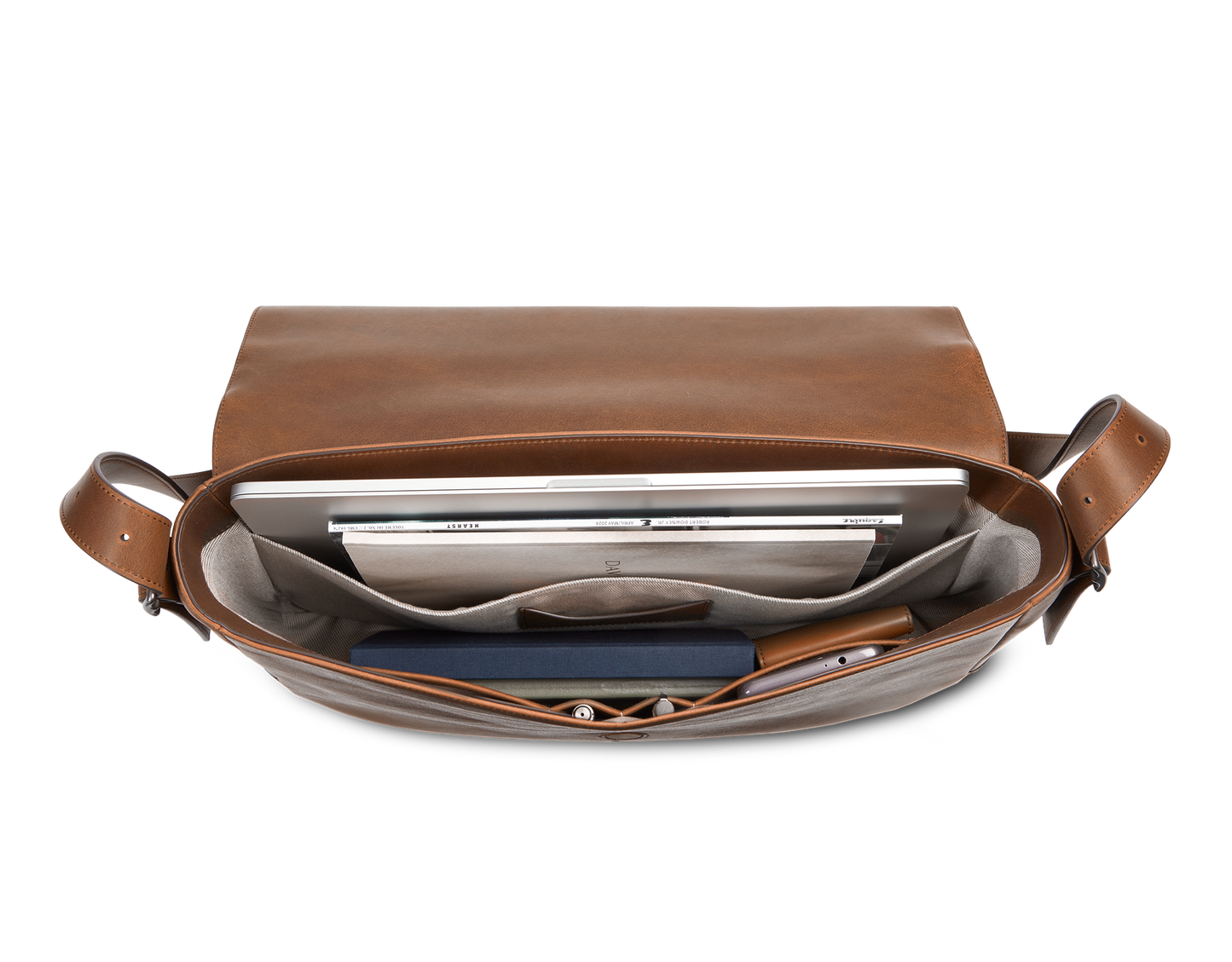 Runwell Messenger Bag - Medium Brown