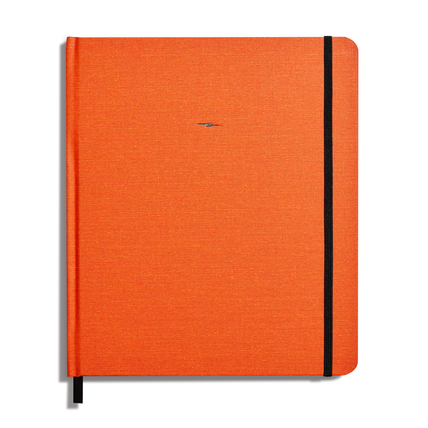 Large Hard Plain Sketchbook - Bold Orange