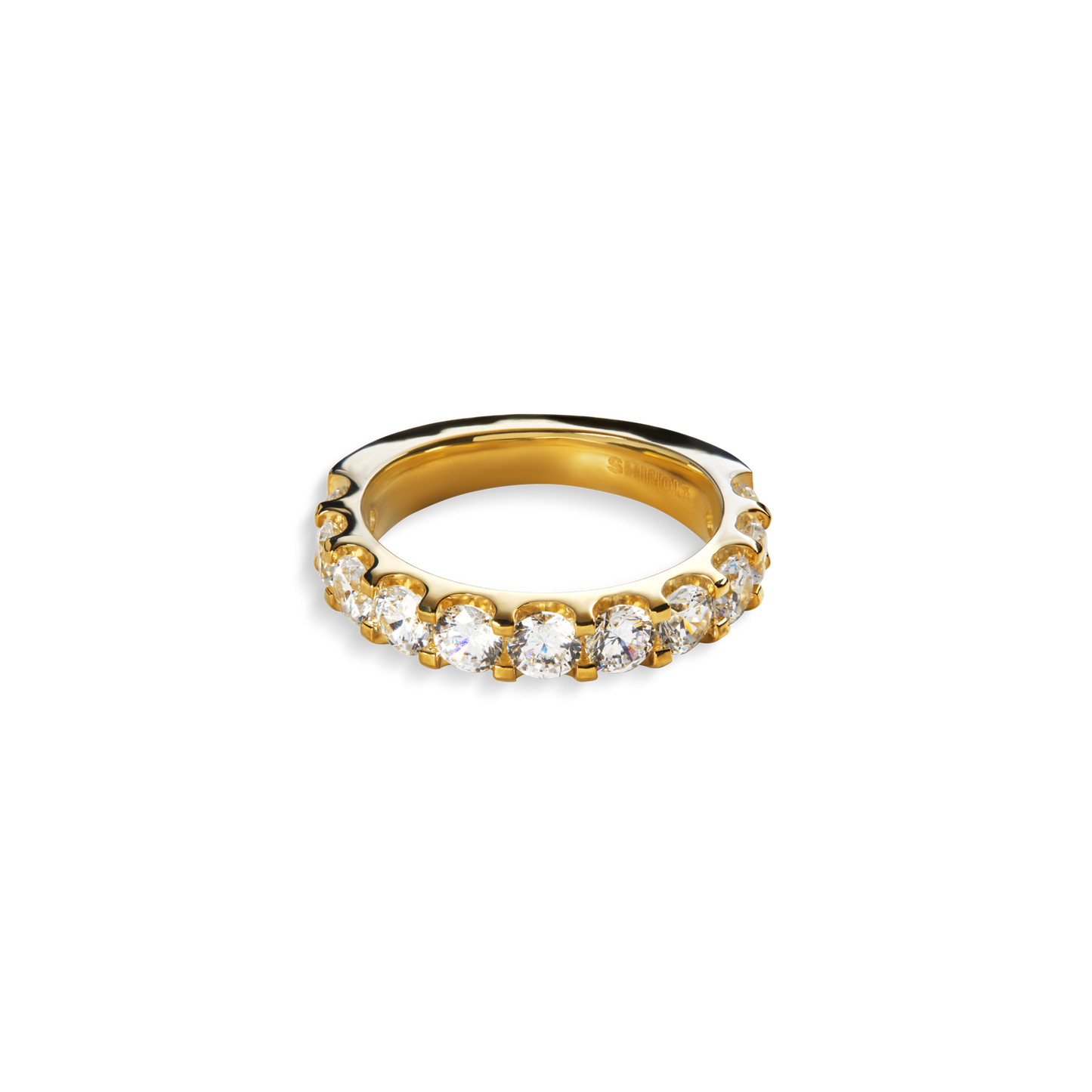 2 Carat Diamond Anniversary Ring - Yellow Gold