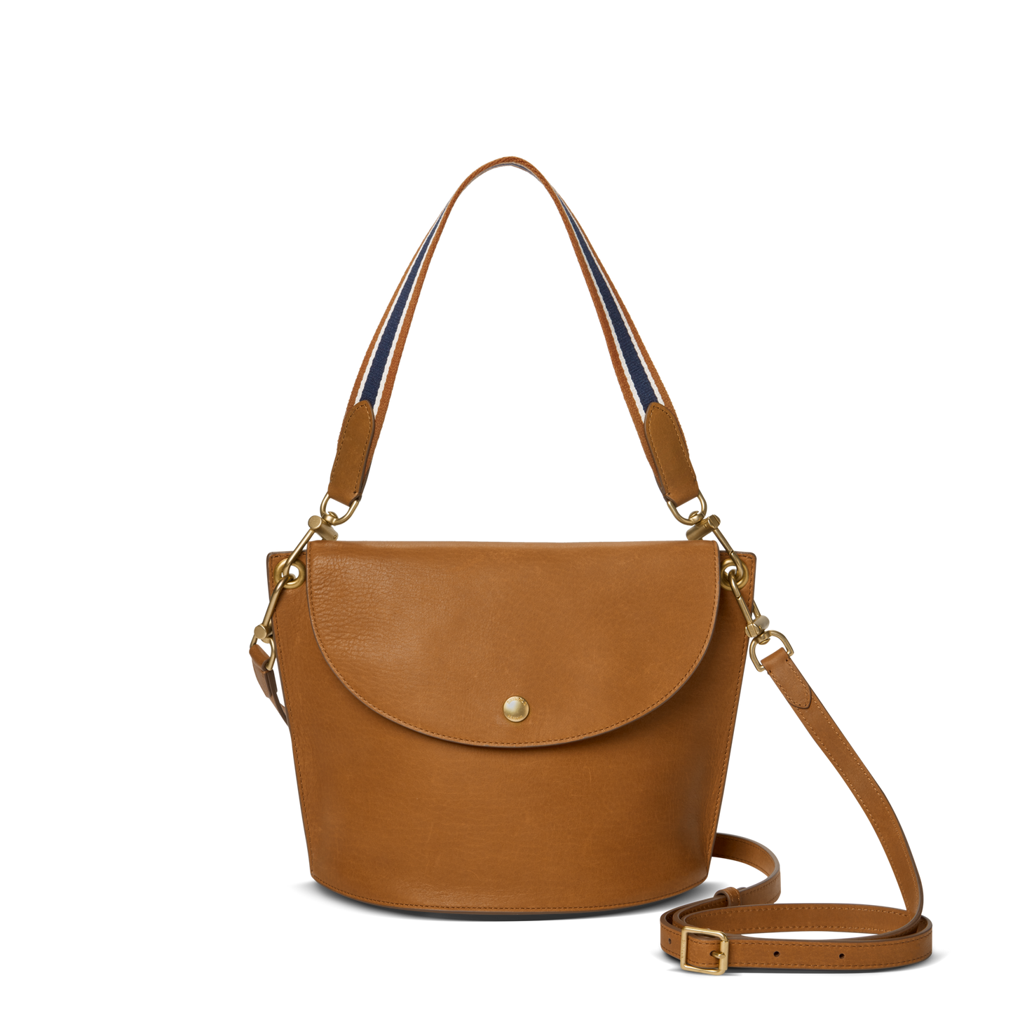 Convertible Birdy Bucket Bag - Tan
