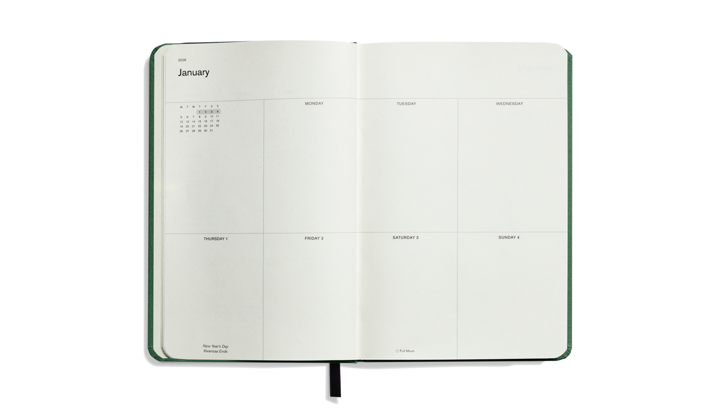 2026 12 Month Runwell Planner - Fern