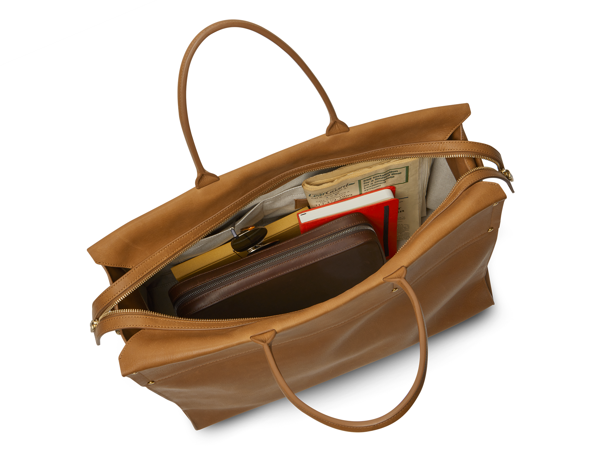 Overnight Satchel - Tan