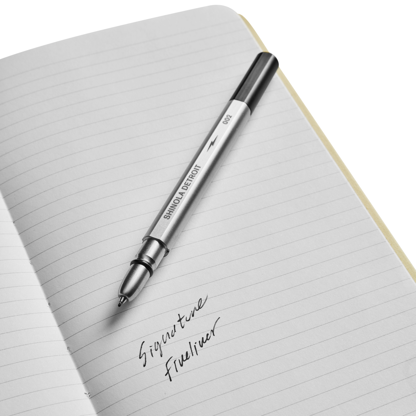 Signature Fineliner Pen - Stainless Steel