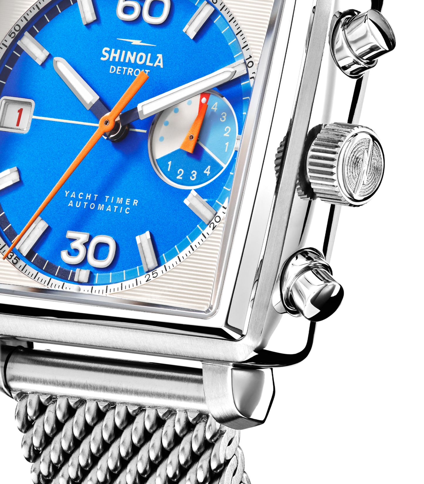 Mackinac Automatic Watch - Off-White / Bermuda Blue