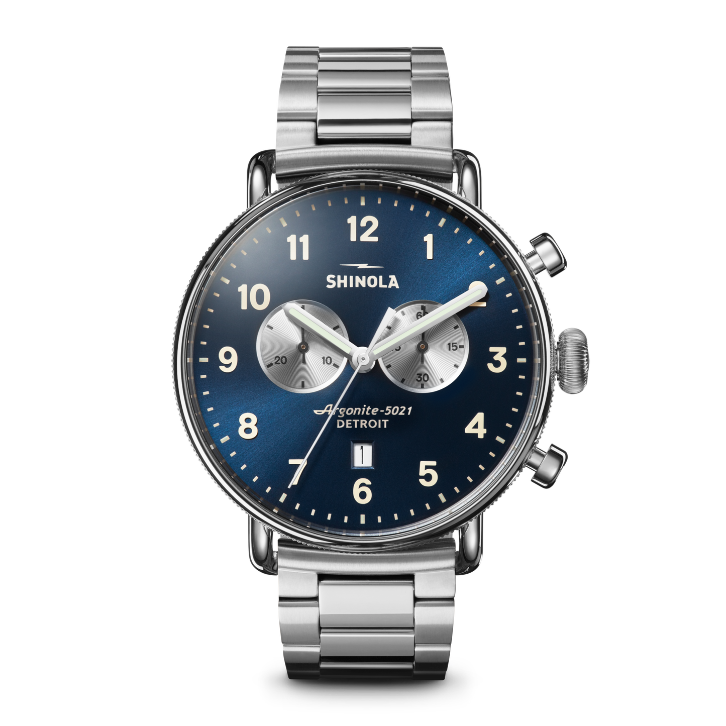 Canfield Chronograph Watch - Midnight Blue