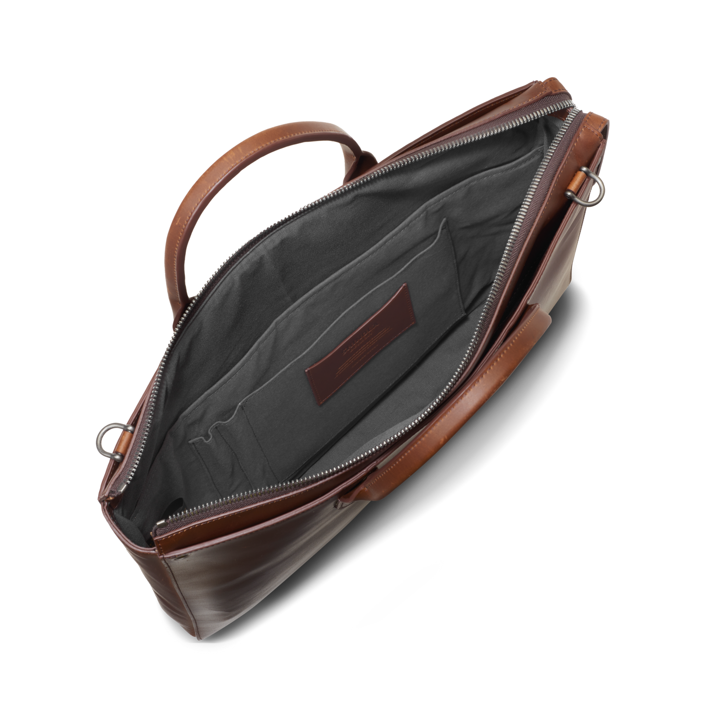 Slim Traveler Briefcase - Medium Brown