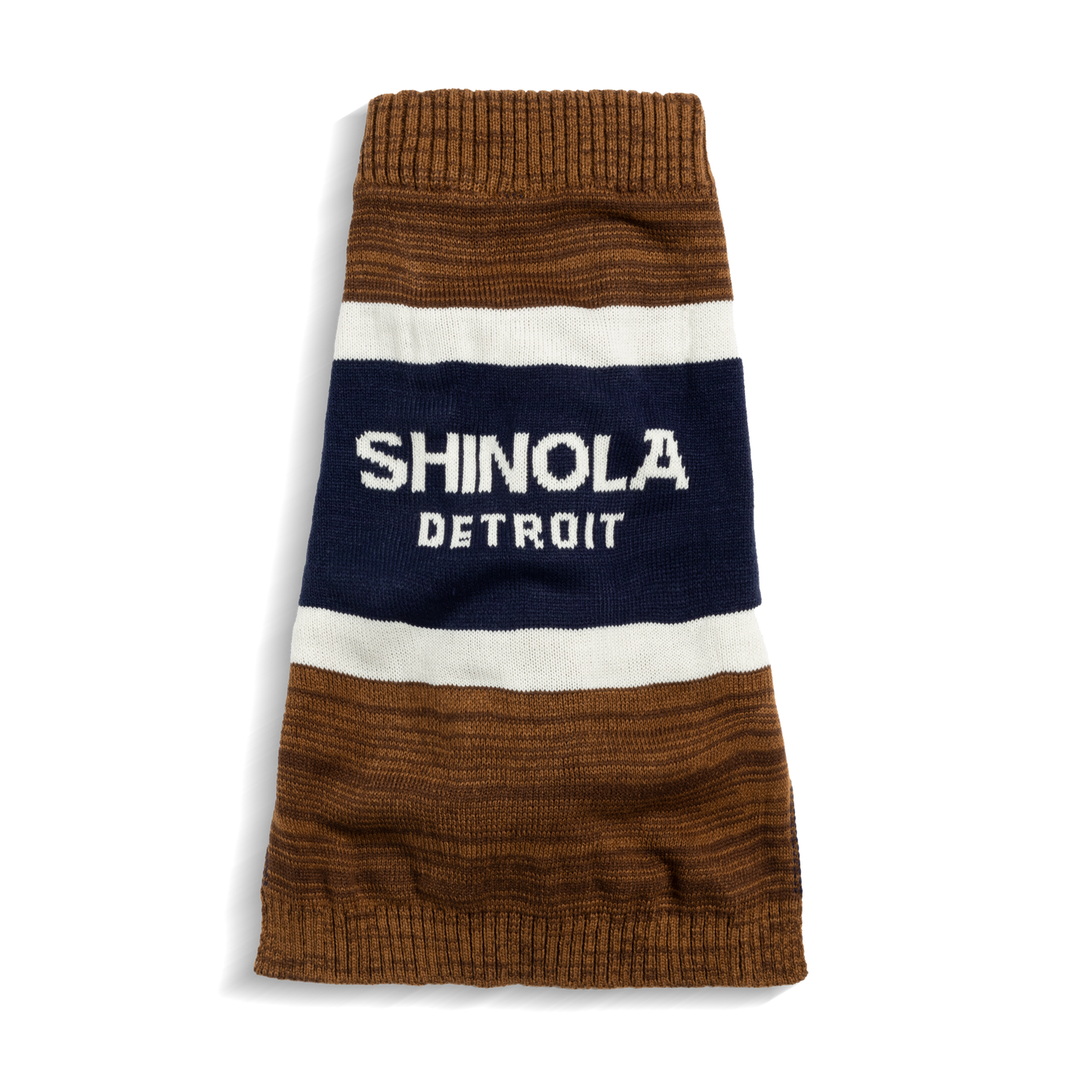 Dog Sweater - Brand Stripe / Tan