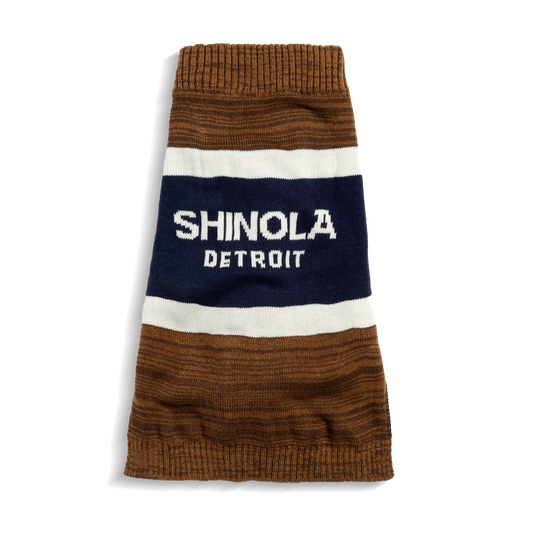 Dog Sweater - Brand Stripe / Tan