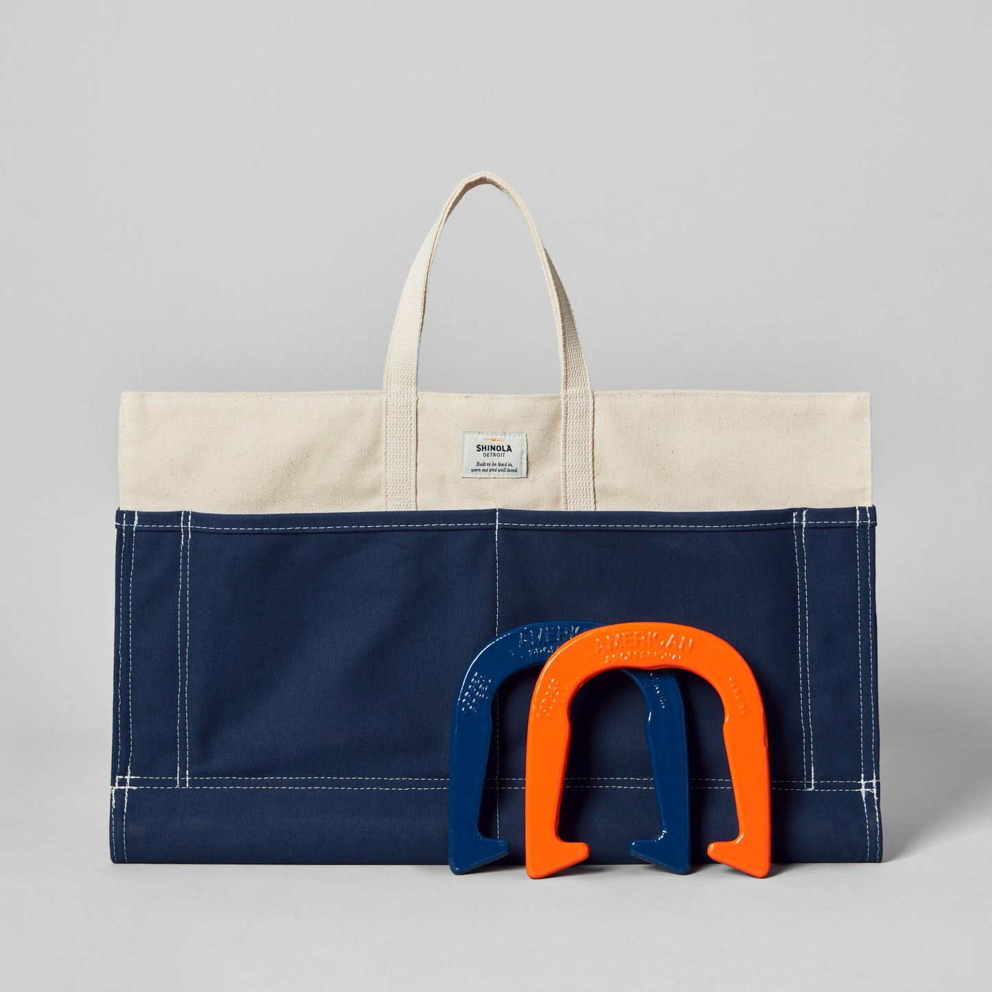 Horseshoes Set - Orange / Navy