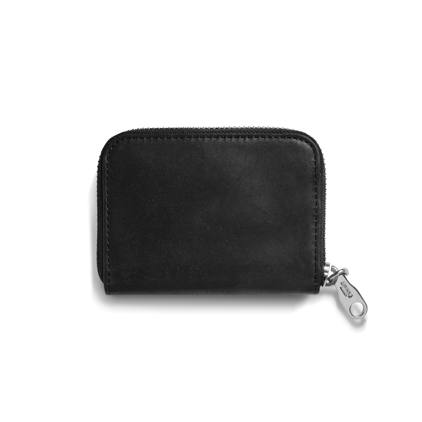 Pocket Small Zip Around Wallet - Black