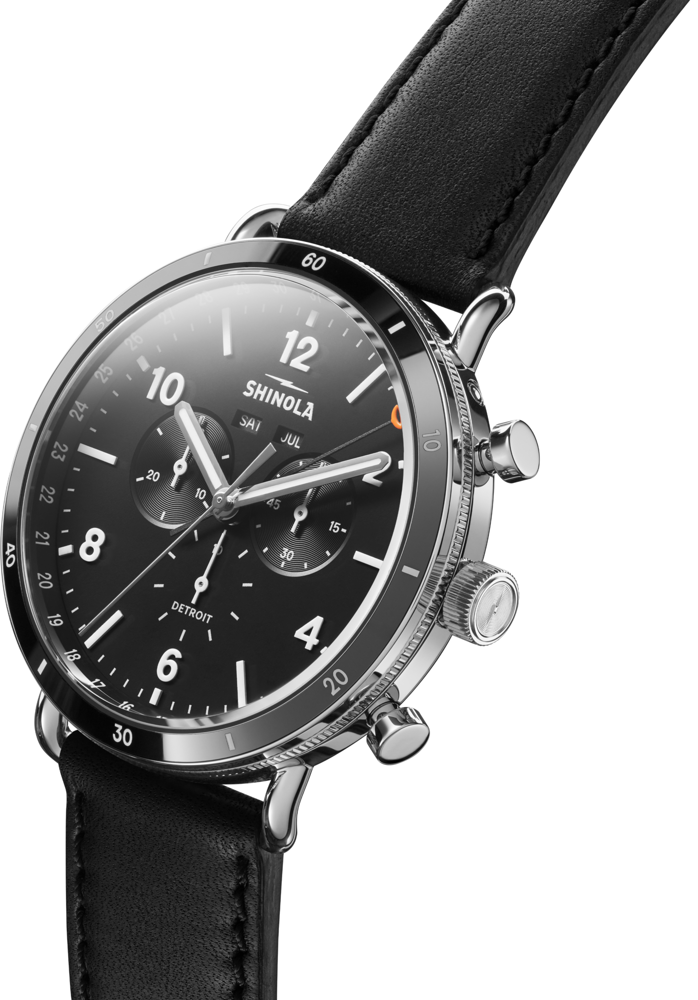 Canfield Sport Chronograph Watch - Matte Black