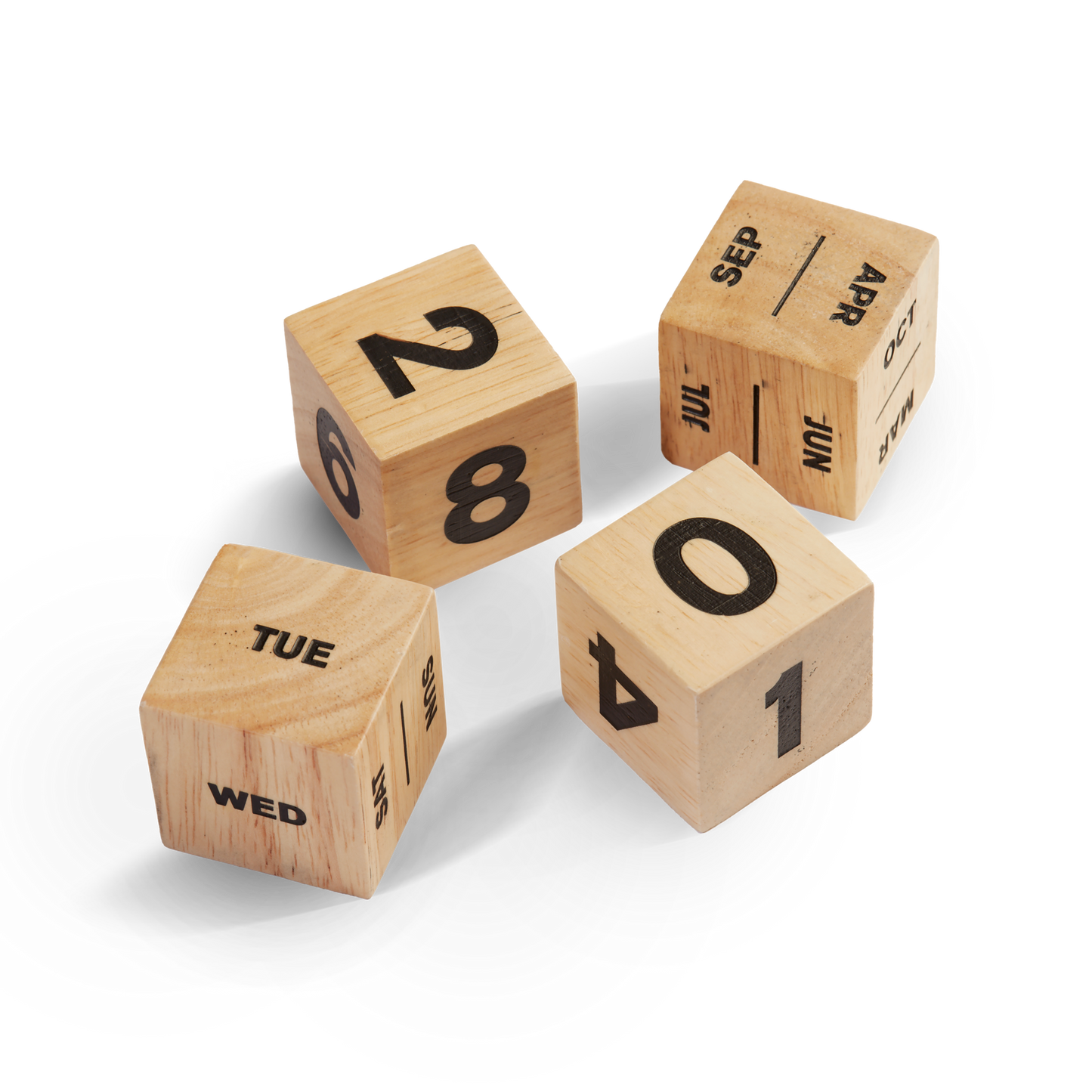 Perpetual Desk Calendar - Natural / Black