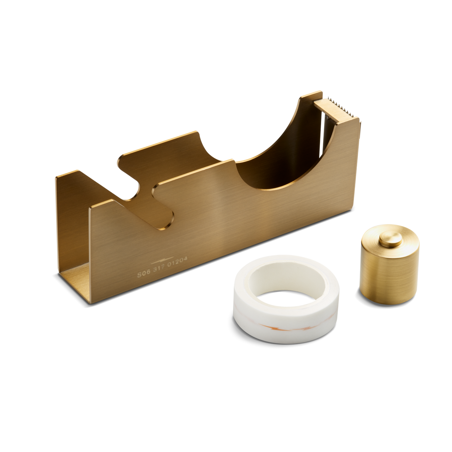 Brass Tape Dispenser - Brushed Brass