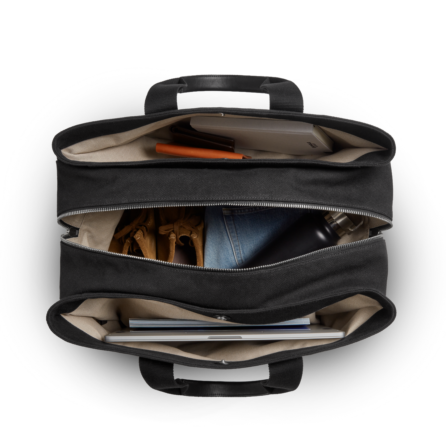 Runwell Canvas Duffle Bag - Black