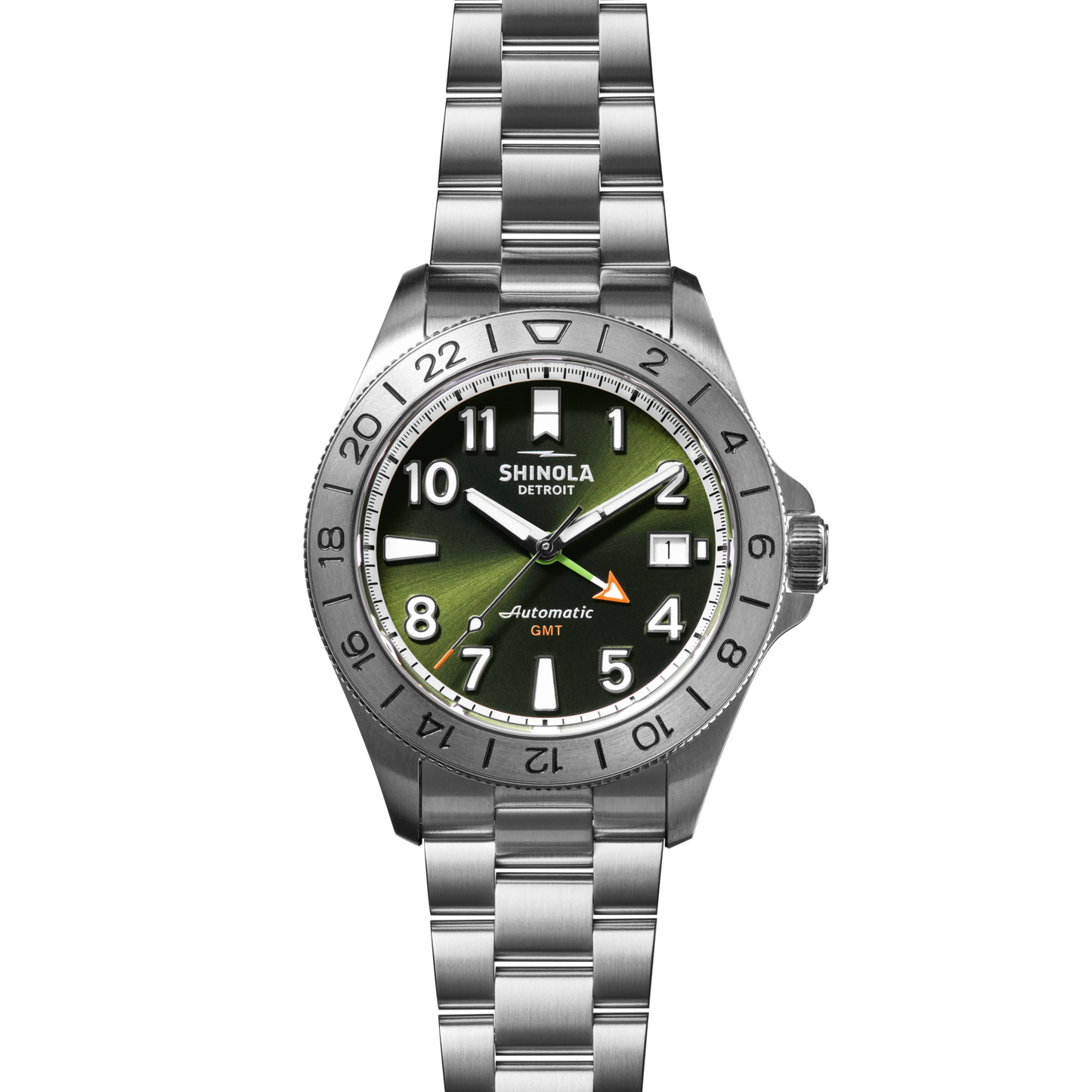 Monster GMT Automatic Watch - Dark Olive