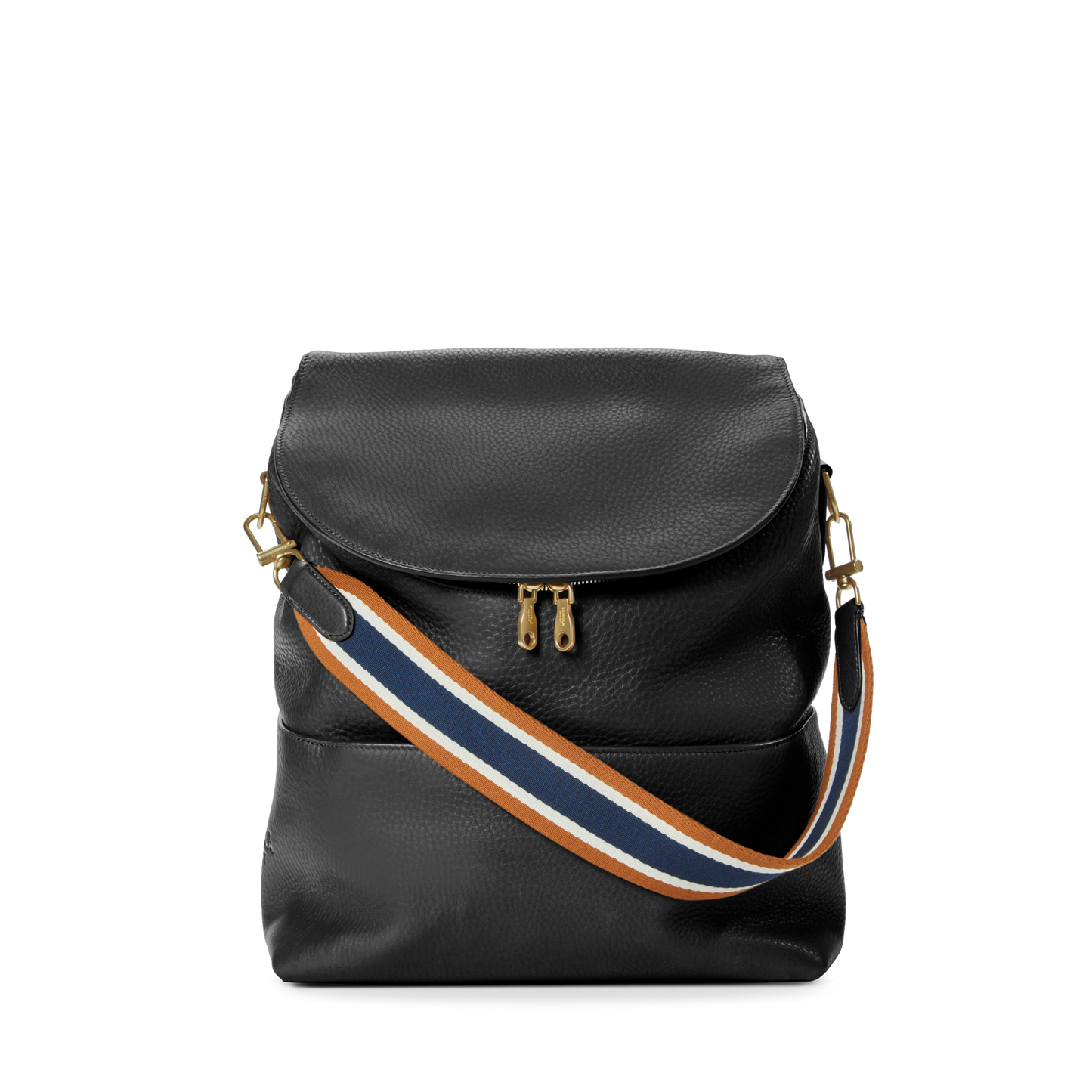 Convertible Pocket Backpack - Brand Stripe / Black