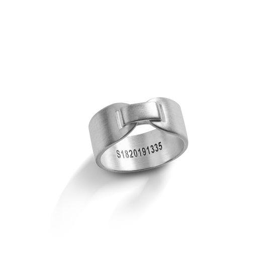 Men's Tag Ring - Sterling Silver