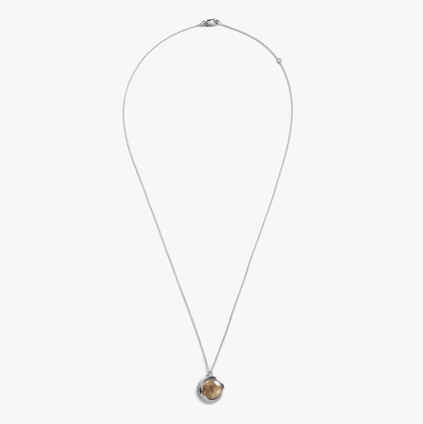 Heirloom Petoskey Pendant Necklace - Sterling Silver