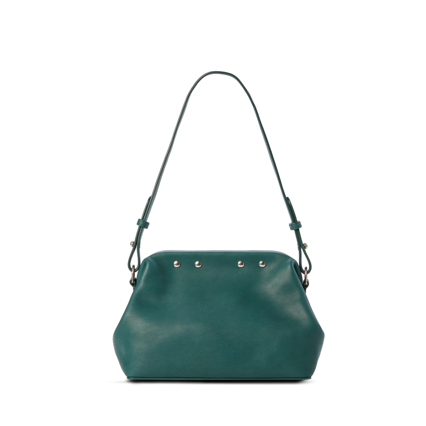 Rivet Frame Shoulder Bag - Forest