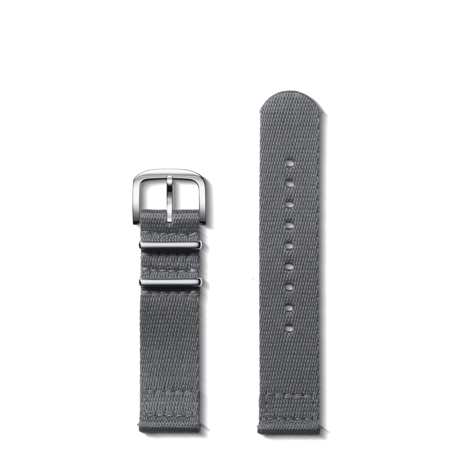 20mm Gray G10 Nylon Watch Strap - Gray