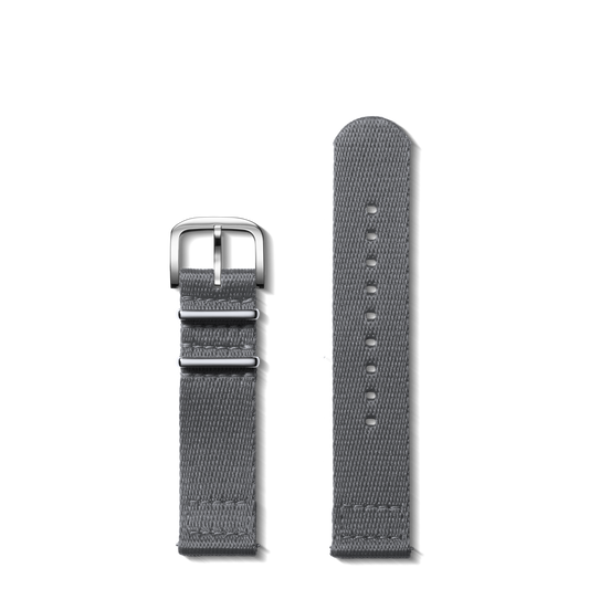 20mm Gray G10 Nylon Watch Strap - Gray