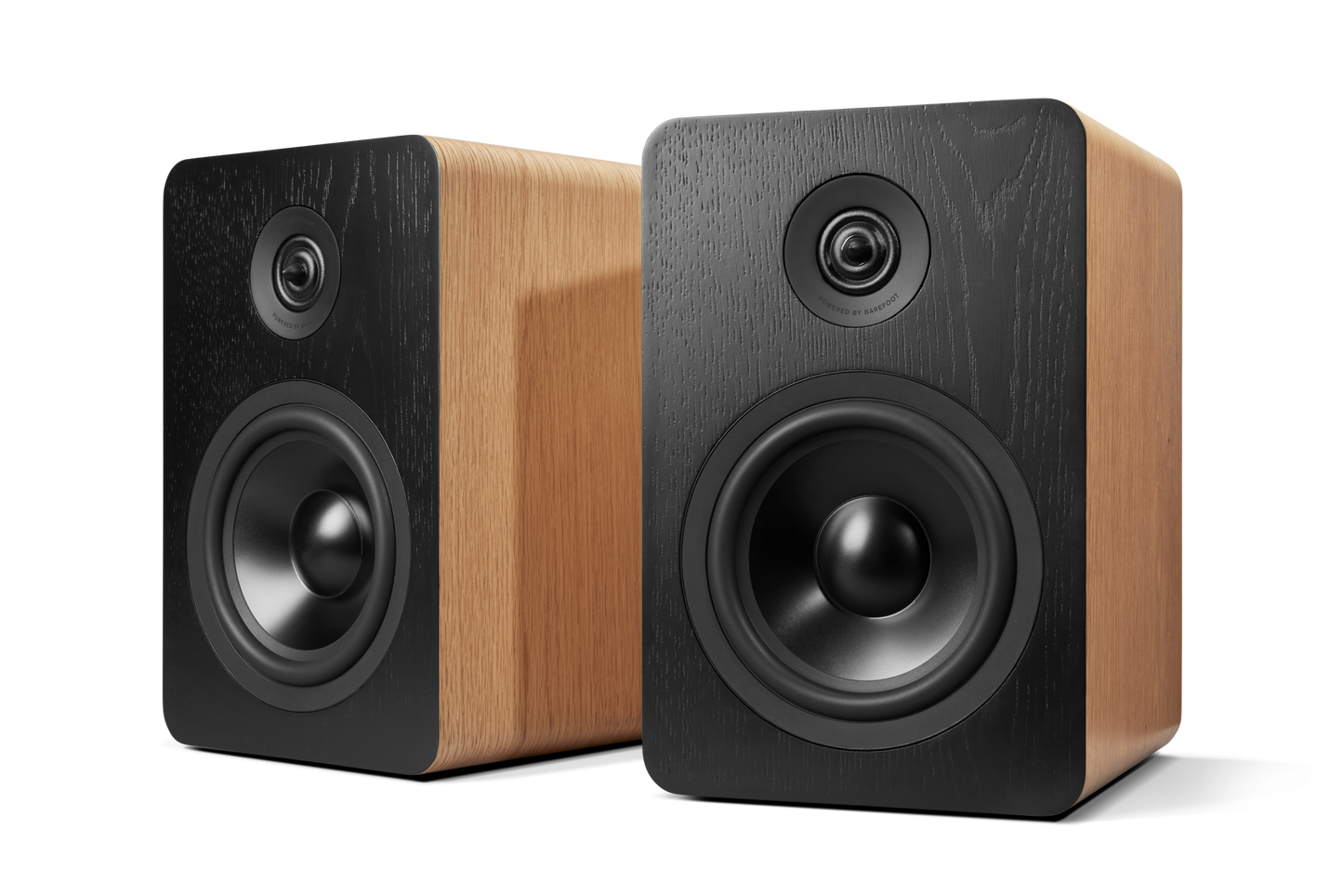 Bluetooth Bookshelf Speakers - Natural